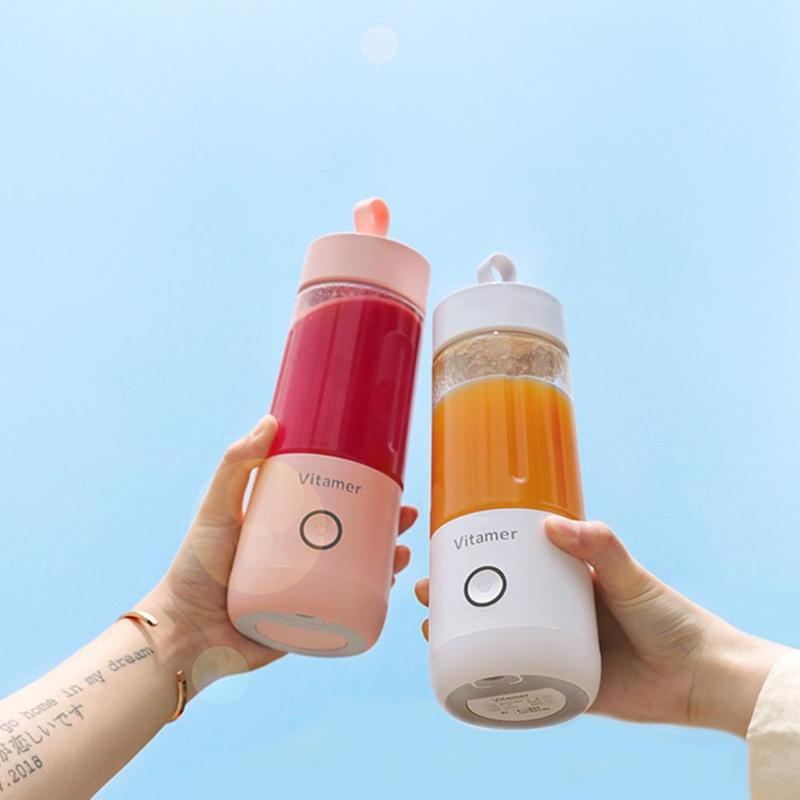 350ml Portable Blender Juicer Electric USB Rechargeable Mixer Smoothie