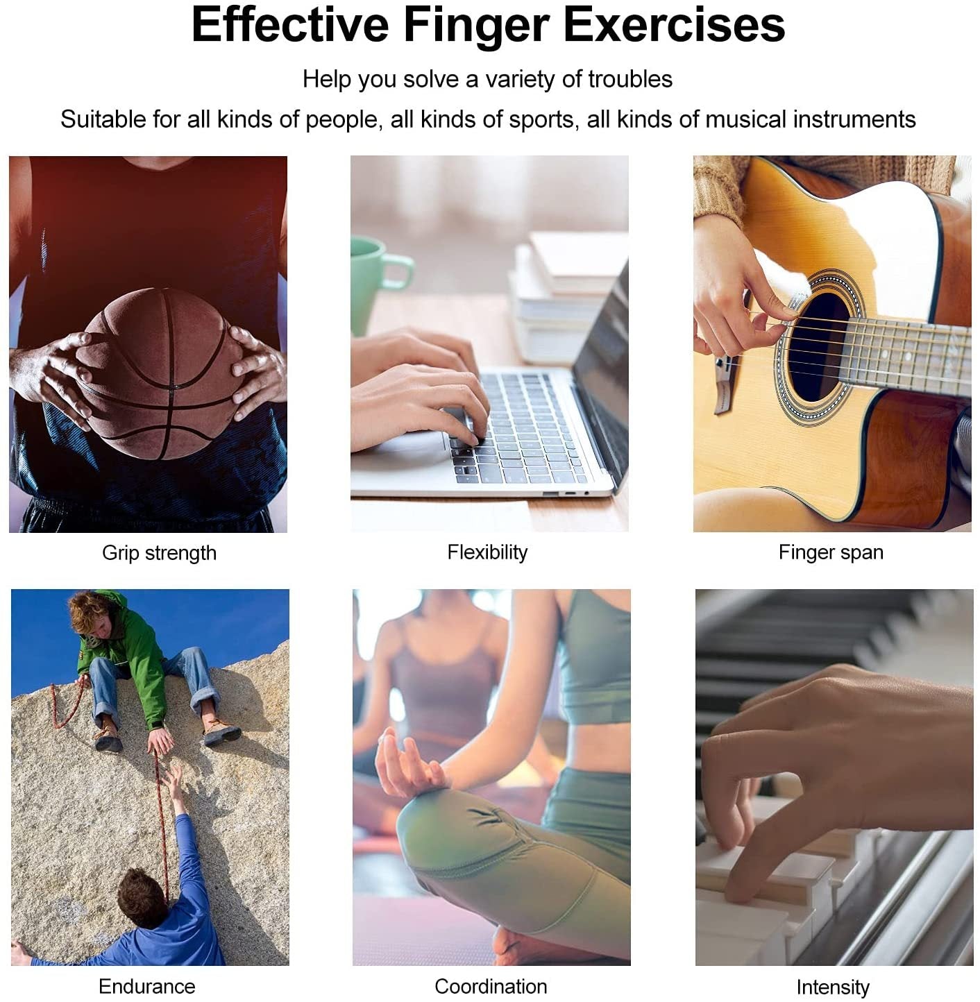 Grip Device Finger Exercise Stretcher