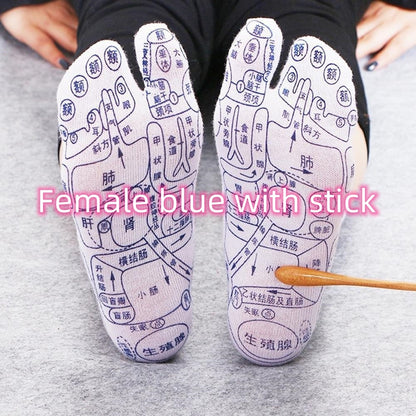 Massage Relieve Tired Feet Socks Acupressure Foot Massager
