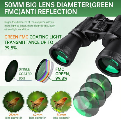 20x50 High Powered Binoculars For Adults