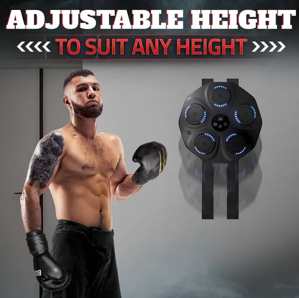 Boxing Machine For Adults Durable Wall Mounted Bluetooth Music Punching Machine