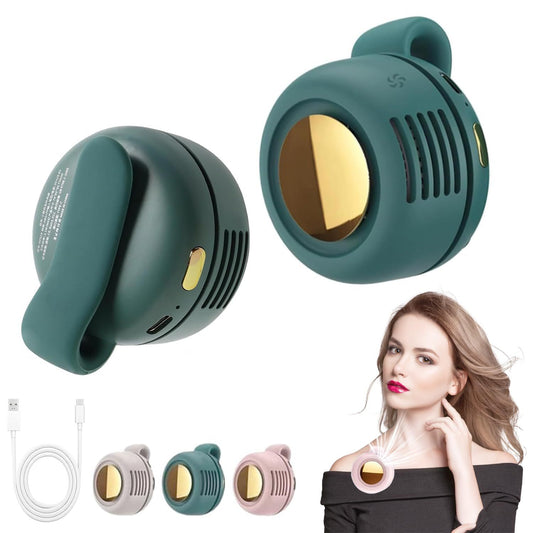 Mini Clip Fan Hanging Waist Neck Fan Girl Electric Air Cooling