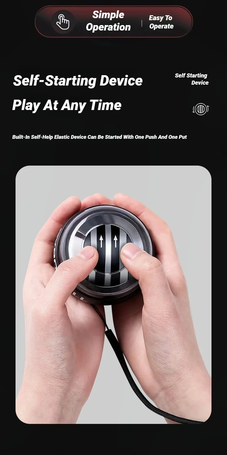 Gyroball Powerball Forearm Exerciser Muscle Fitness Equipment Gyroscope Power Ball Gyro Wrist Booster Trainer Hand Exercise