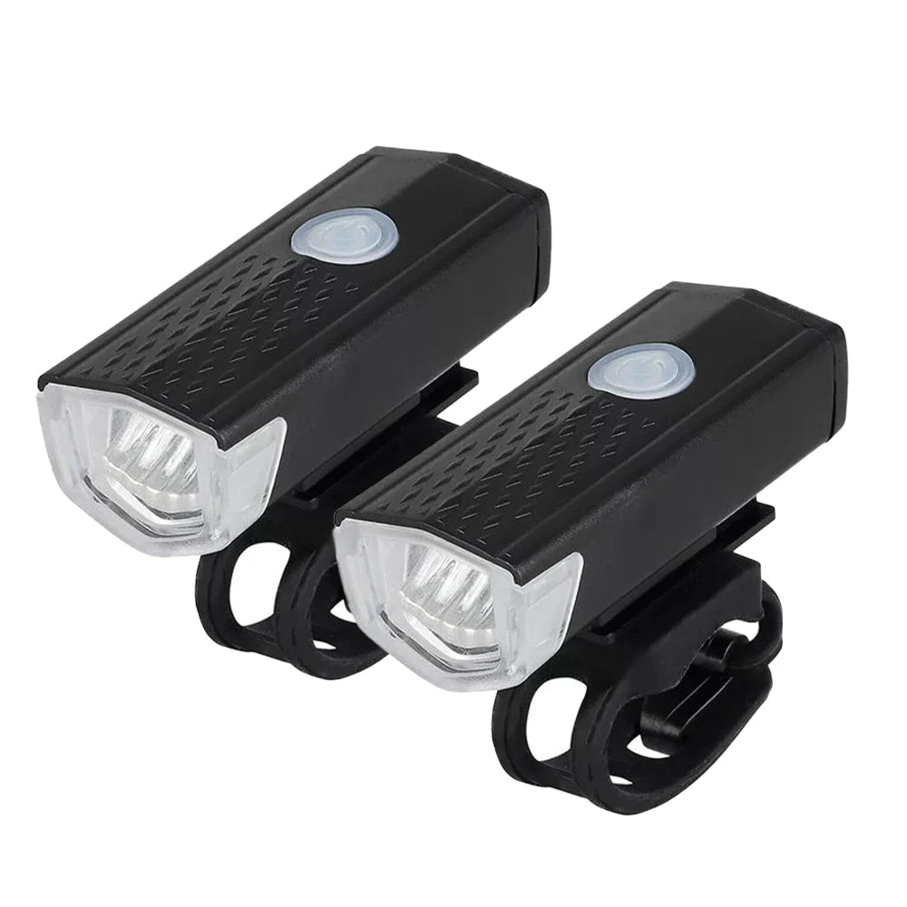 Waterproof MTB Bike USB rechargable LED light set