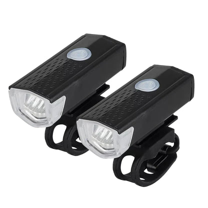 Waterproof MTB Bike USB rechargable LED light set