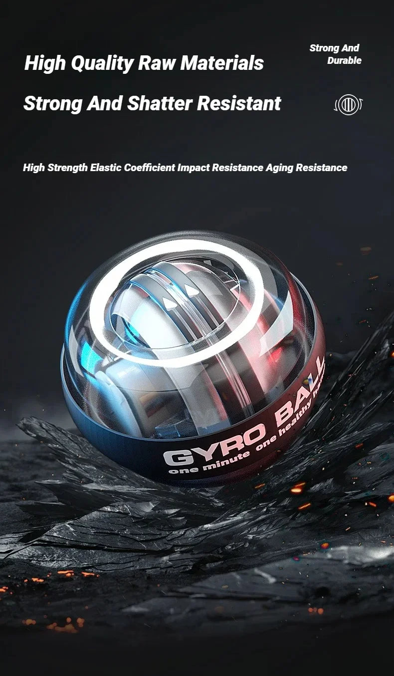 Gyroball Powerball Forearm Exerciser Muscle Fitness Equipment Gyroscope Power Ball Gyro Wrist Booster Trainer Hand Exercise