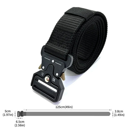 Outdoor Hunting Tactical Multi-Function Combat survival Nylon Belt