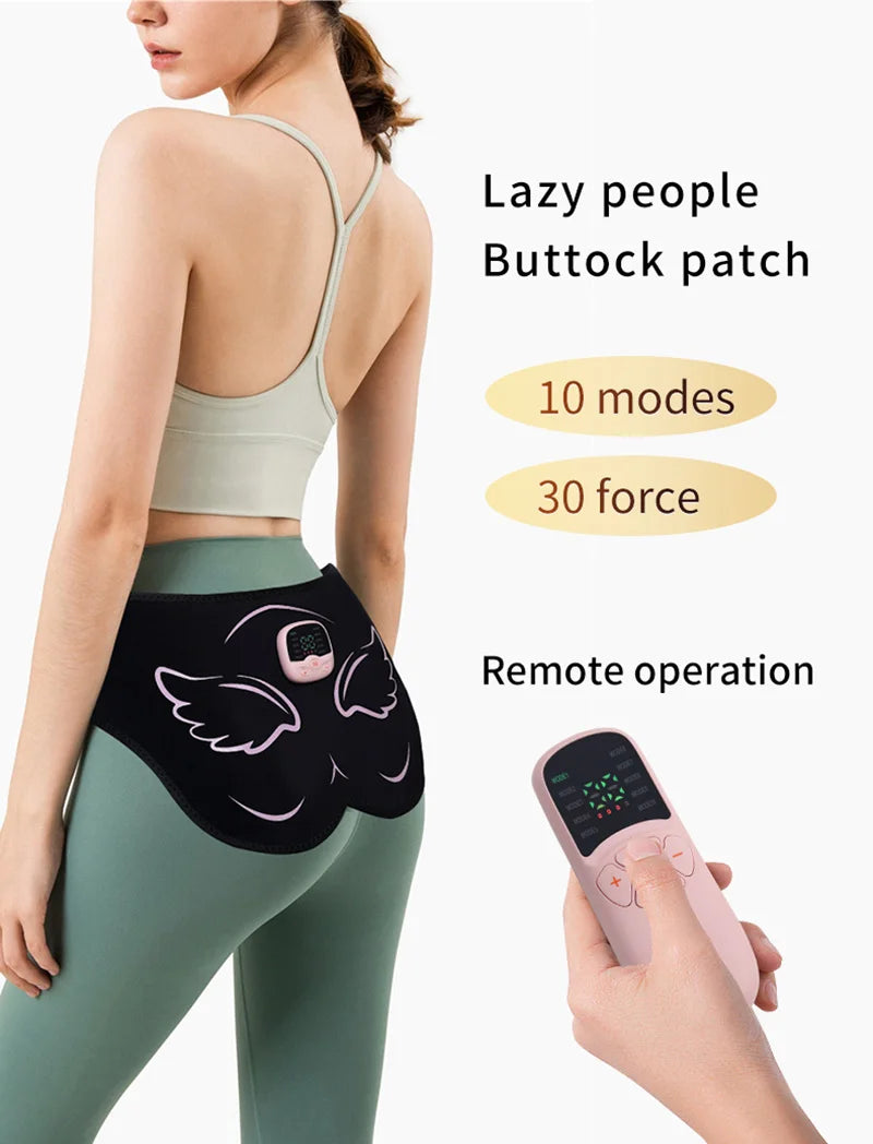 Electric Butt Muscle Stimulator EMS Hips Trainer USB Rechargable Buttocks Lifting Muscle Toner Lose Weight Burning Fat Fitness