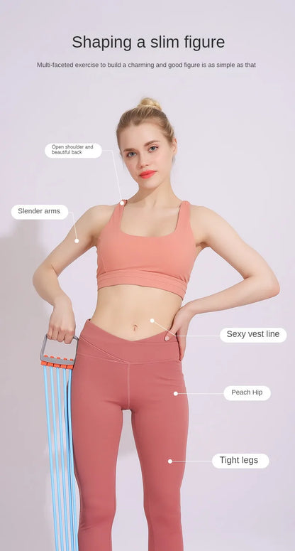 Puller Male Shoulder Expander Home Fitness Equipment Male and Female Rubber Tube Arm Strength Pectoral Muscle Training Tools