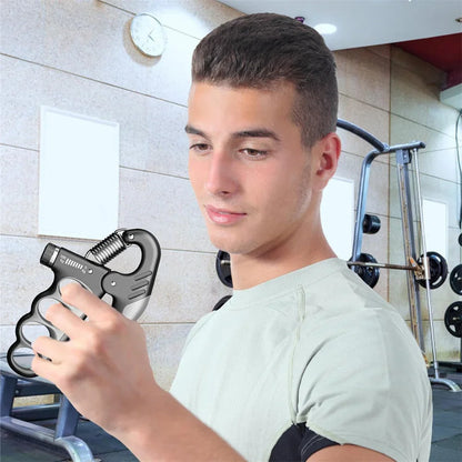 Adjustable grip strength trainer