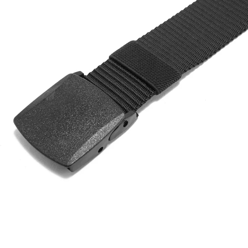Automatic Buckle Nylon Belt, Fashionable MEN'S Canvas Outdoor Belt.