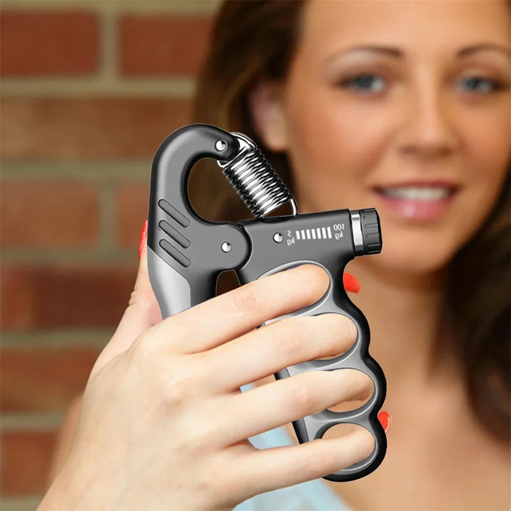 Adjustable grip strength trainer