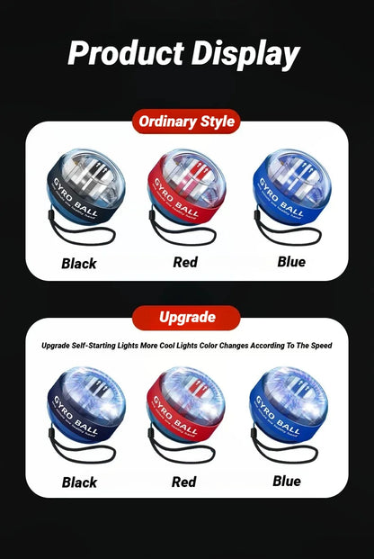 Gyroball Powerball Forearm Exerciser Muscle Fitness Equipment Gyroscope Power Ball Gyro Wrist Booster Trainer Hand Exercise
