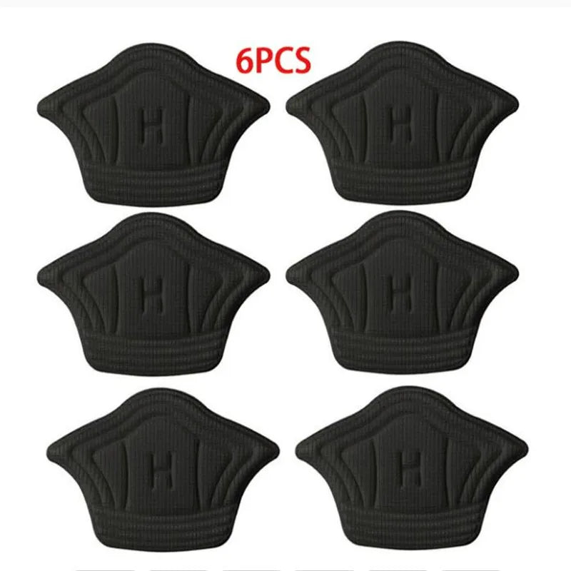 3pair/6pcs Insoles Patch Heel Pads for Sport Shoes Back Sticker Adjustable Size Antiwear Feet Pad Cushion Insert Insole Grips