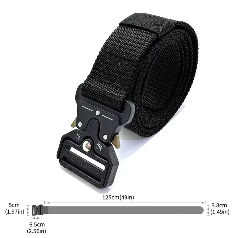 Outdoor Hunting Tactical Multi-Function Combat survival Nylon Belt