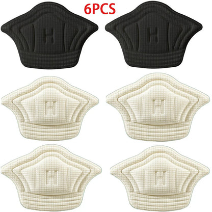 3pair/6pcs Insoles Patch Heel Pads for Sport Shoes Back Sticker Adjustable Size Antiwear Feet Pad Cushion Insert Insole Grips