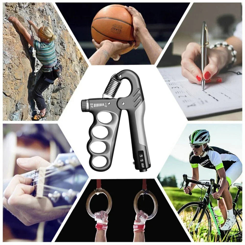 Adjustable grip strength trainer