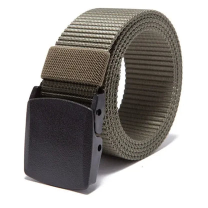 Automatic Buckle Nylon Belt, Fashionable MEN'S Canvas Outdoor Belt.