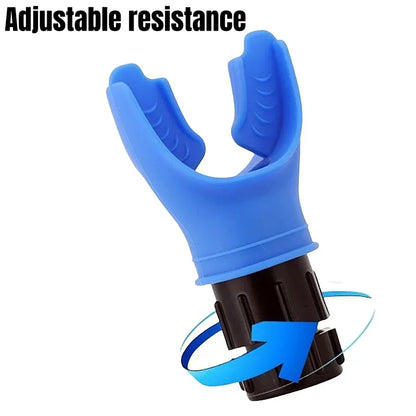 1Pc Sports Breathing Trainer Exercise Lung Face Mouthpiece Respirator Fitness Equipment for Household Healthy Care Accessories