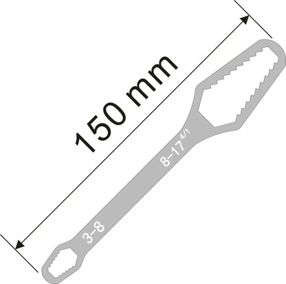 3-17mm Universal, Self-tightening Torx wrench