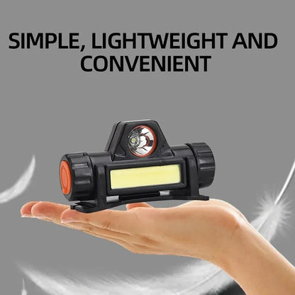 LED USB Headlamp - Rechargeable & Waterproof
