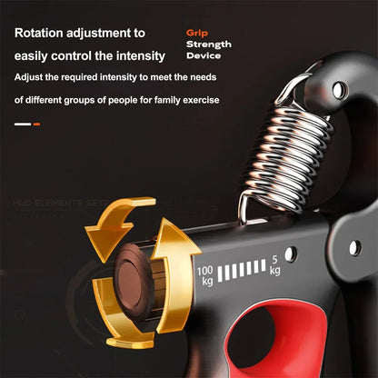 Adjustable grip strength trainer