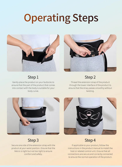 Electric Butt Muscle Stimulator EMS Hips Trainer USB Rechargable Buttocks Lifting Muscle Toner Lose Weight Burning Fat Fitness