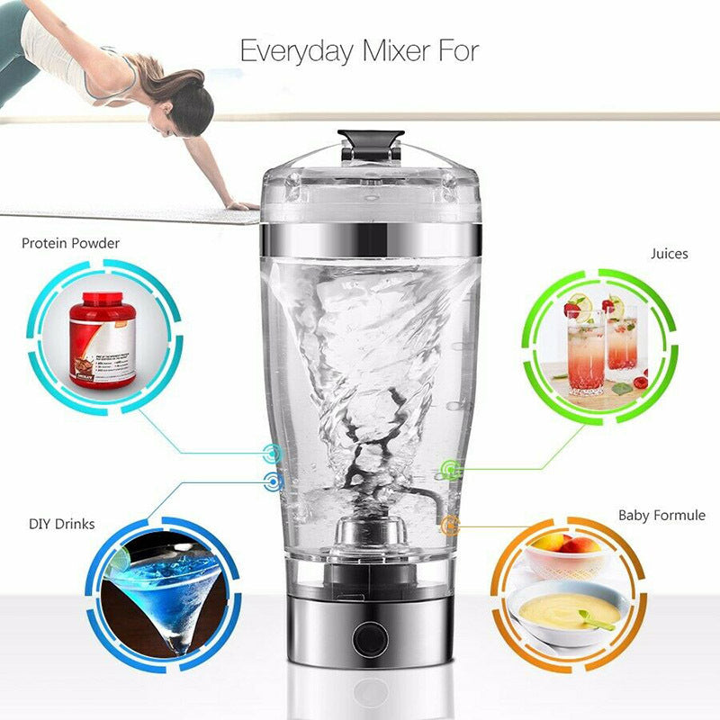 Electric Protein Shake Stirrer USB Shake Bottle