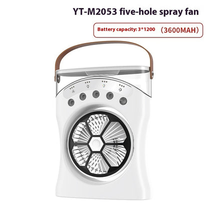 Portable Fan Portable Mini Humidifier Fan Water Spraying
