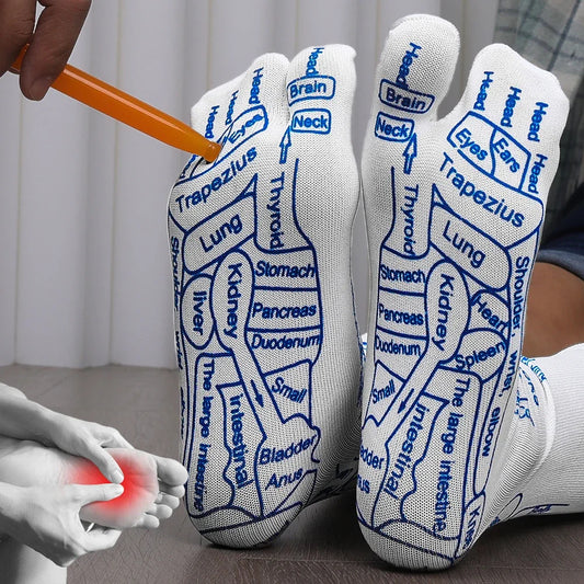 Massage Relieve Tired Feet Socks Acupressure Foot Massager