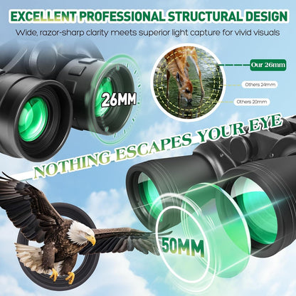 20x50 High Powered Binoculars For Adults