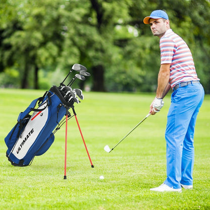 Men's  Complete Golf Club Package Set Includes 10 Pieces