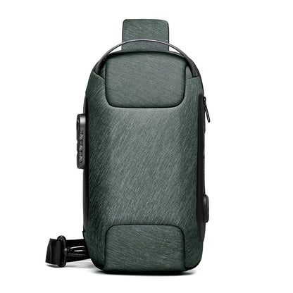 Waterproof USB Anti-theft Bag Men