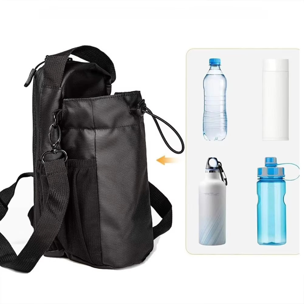 Magnetic Gym Bag Water Bottle Bag Sling Bag Crossbody Water Bottle Pouch Phone Holder for Men Women Fitness Travel Sports