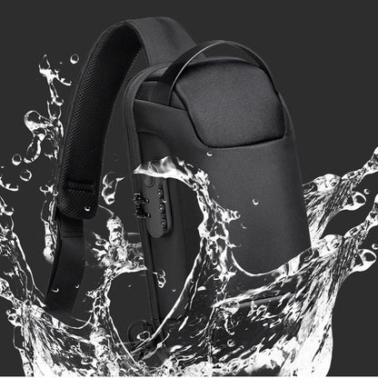 Waterproof USB Anti-theft Bag Men